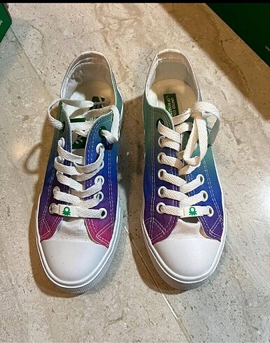 Benetton Benetton Renkli Converse