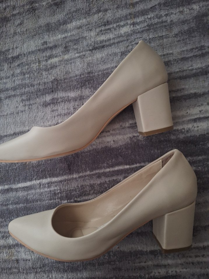 Diger Kadın Bej Stiletto Ayakkabı - Görsel 3