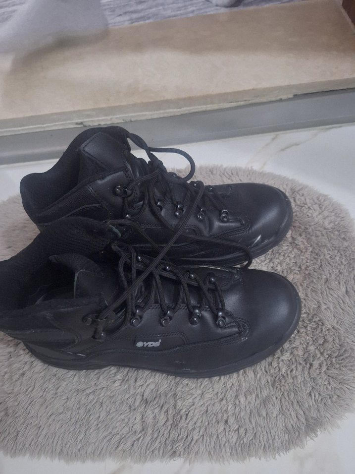 Siyah Minimalist Goth Erkek Botları - Görsel 2