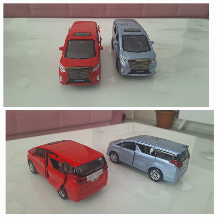 Renkli Mini Oyuncak Arabalar ve Uçak Seti - Görsel 4