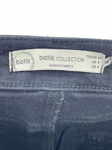 36 Beden siyah Renk Batik Jean / Kot %70 İndirimli.