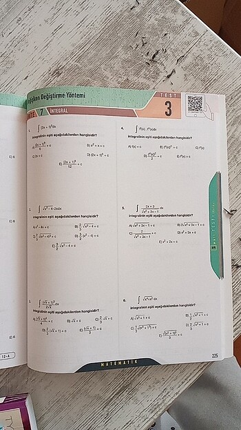  Beden Renk Avantaj Yayınları Ayt Matematik Soru Bankası