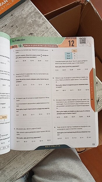  Beden Avantaj Yayınları Tyt Matematik Soru Bankası
