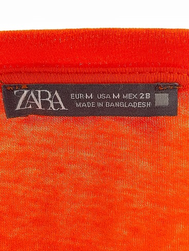 m Beden turuncu Renk Zara Bluz %70 İndirimli.