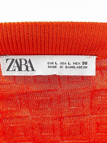l Beden turuncu Renk Zara Mini Etek %70 İndirimli.