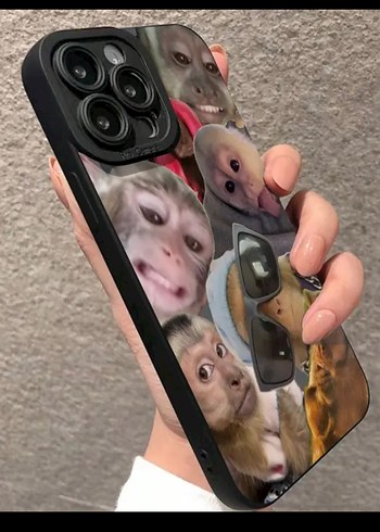 Şişkin Pop Kültür Maymunlu Telefon Kılıfı - Görsel 2