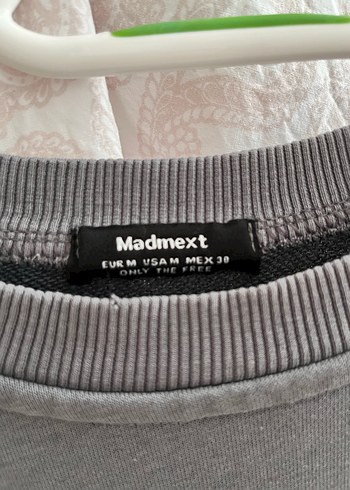 Michigan Baskılı Gri Kadın Sweatshirt - Görsel 2