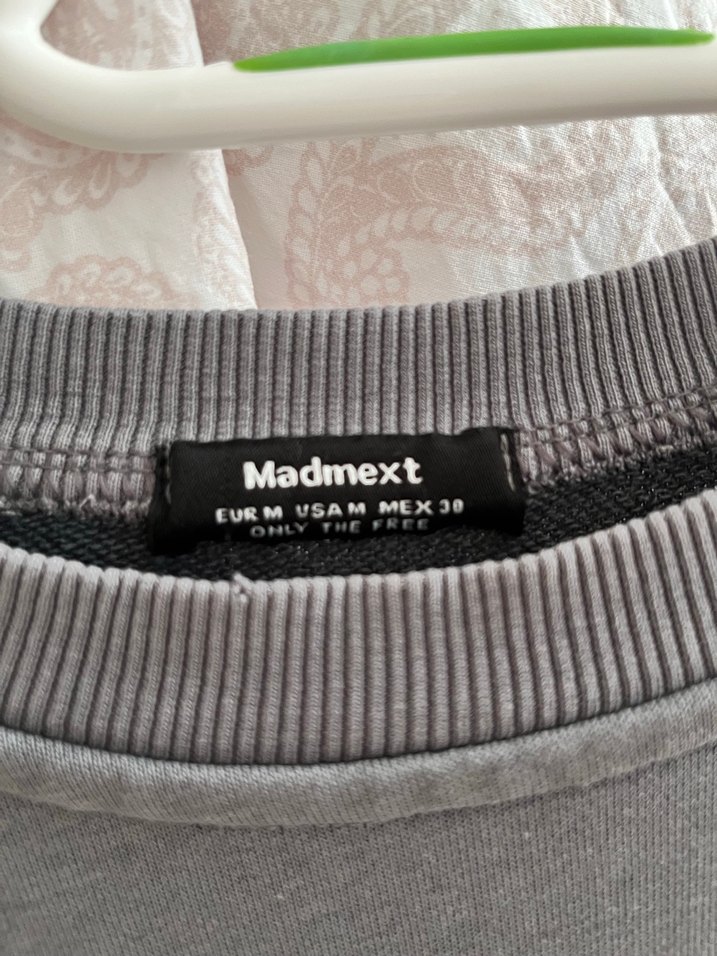 Michigan Baskılı Gri Kadın Sweatshirt - Görsel 2