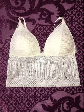 Beyaz bralet