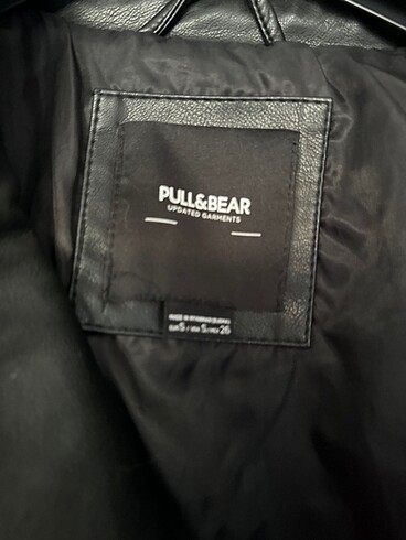 Pull and Bear Deri ceket pullandbear