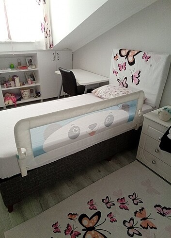 Beden beyaz Renk Evokids katalanır yatak bariyeri