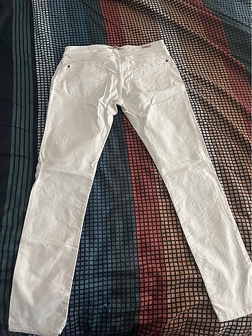 Mavi James Beyaz Skinny hiç giyilmemiş pantolon