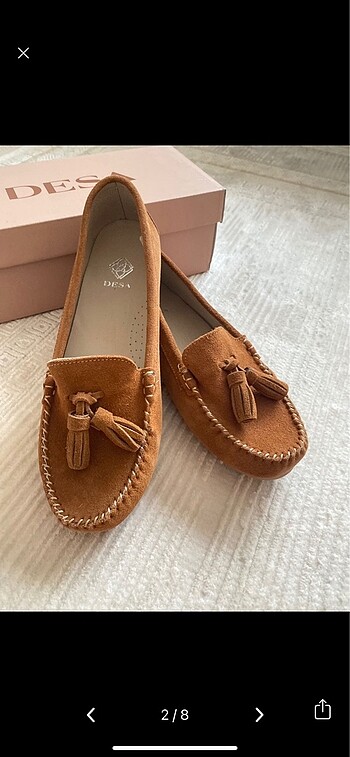 Desa DESA ORİJİNAL KADIN SÜET LOAFER / BABET