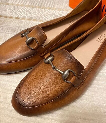 39 Beden HAKİKİ DERİ VE ORİJİNAL LOAFER / BABET