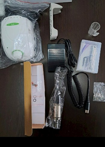  Beden Sıfır mikromotor + anguldruva +14 adet frez