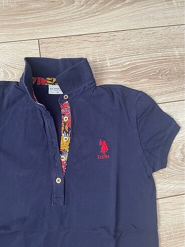 U.S Polo Assn. Kısa kollu polo yaka üst