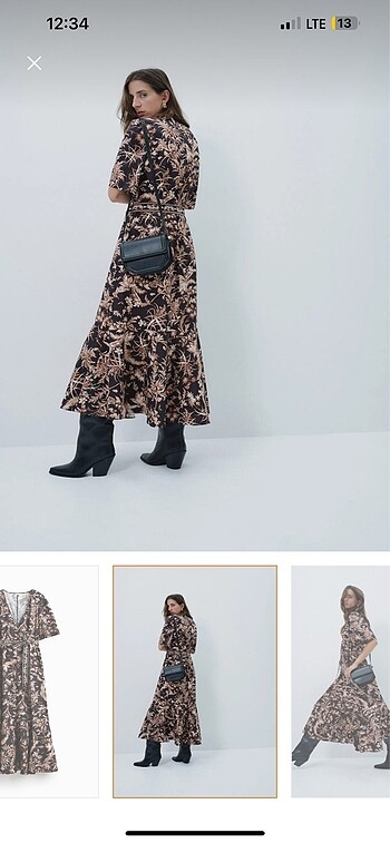 H&M Kuşaklı elbise