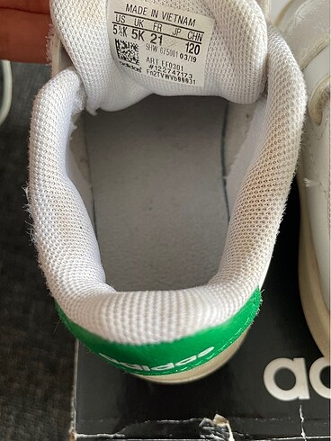 21 Beden beyaz Renk Adidas advantage ayakkabı 21
