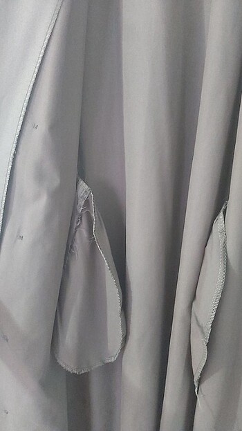 Askeri yeşil trençkot - Görsel 7