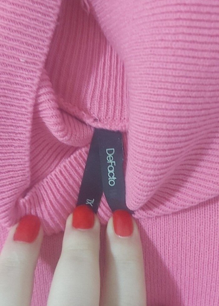 Pembe boğazlı kazak  - Görsel 5