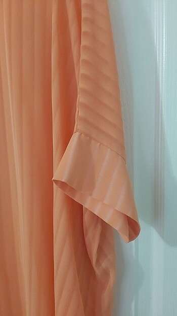 Turuncu transparan gömlek - Görsel 8