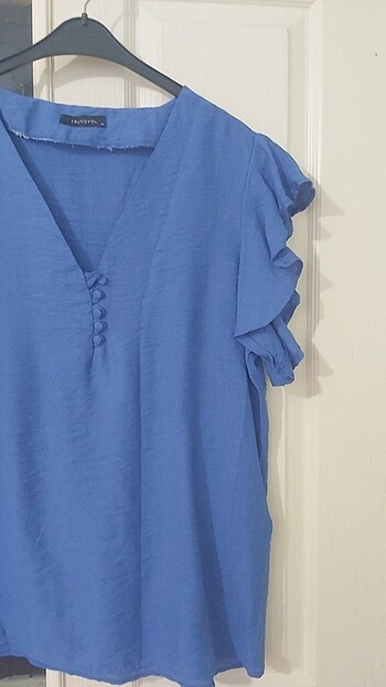 Saks mavisi bluz  - Görsel 5