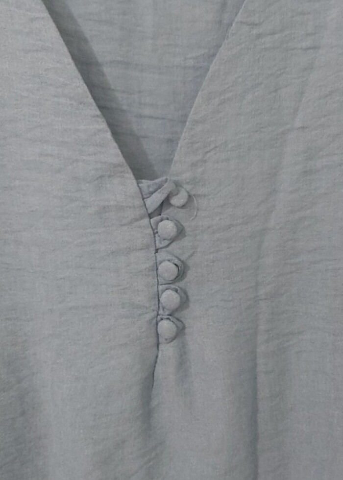 Saks mavisi bluz  - Görsel 2