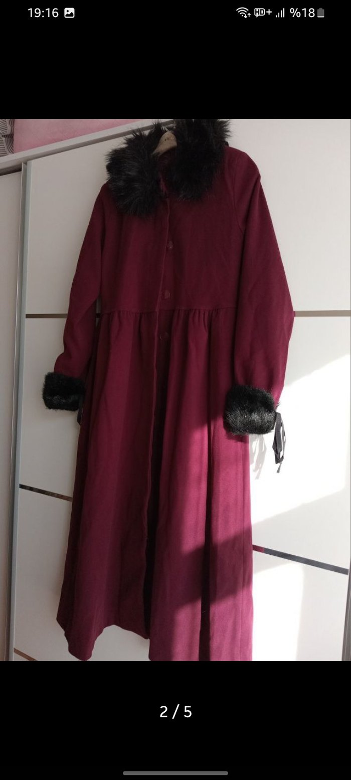 Tüylü Kaşe Kaban - Görsel 2