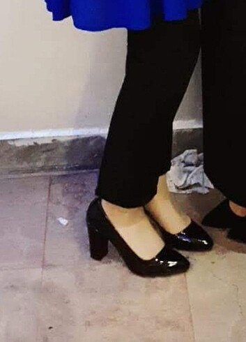 Kalın topuklu ayakkabı - Görsel 5