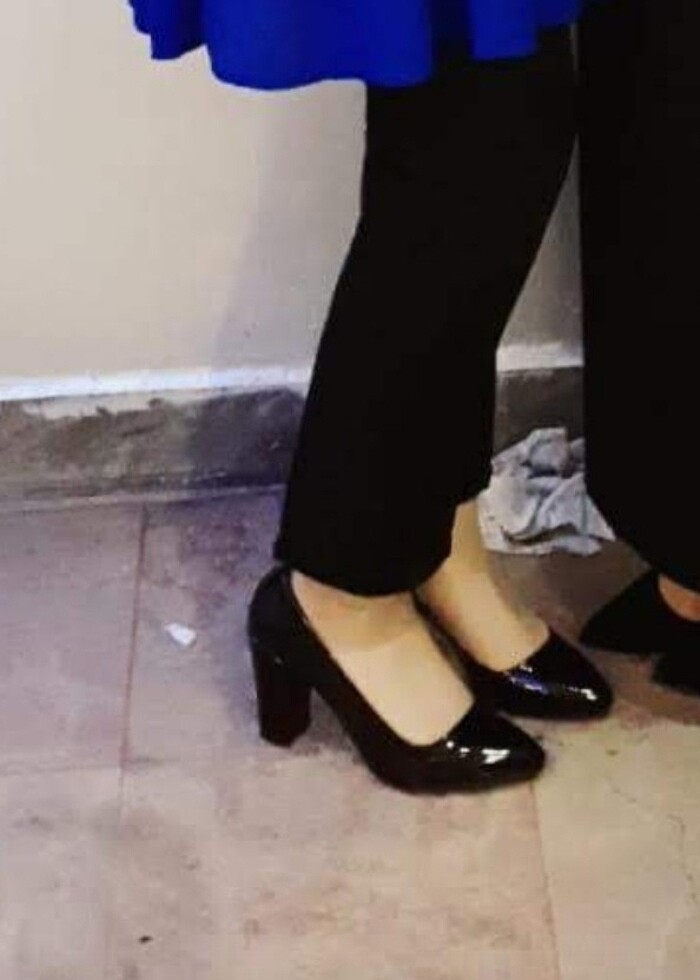 Kalın topuklu ayakkabı - Görsel 5