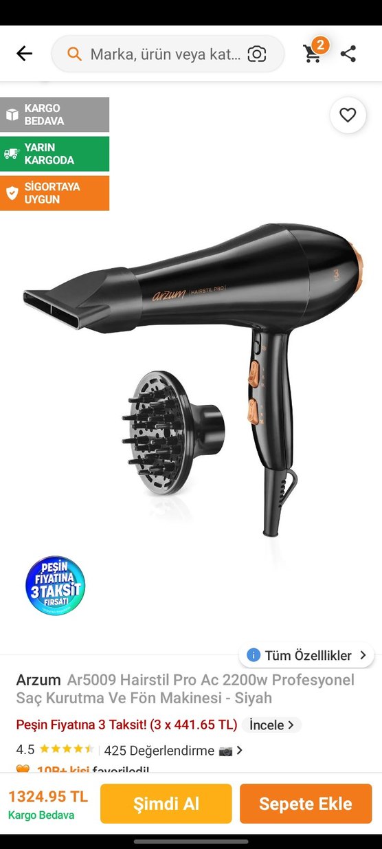 Saç Kurutma Makinesi - Görsel 3