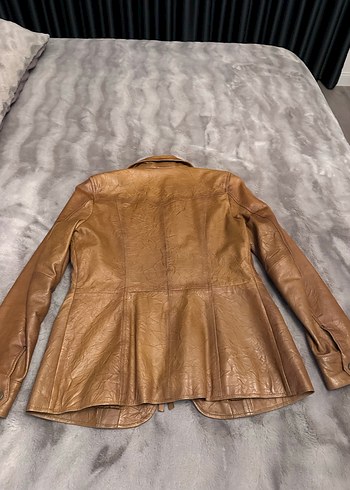 Çok az kullanılmış gerçek deri ceket - Görsel 4