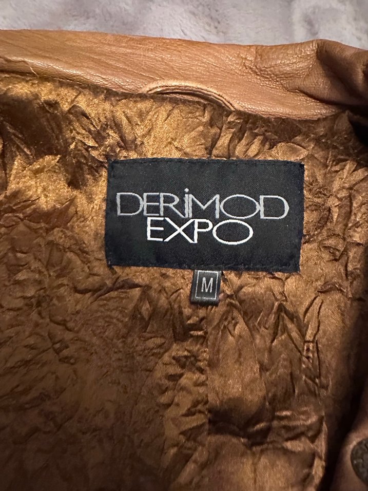 Çok az kullanılmış gerçek deri ceket - Görsel 3