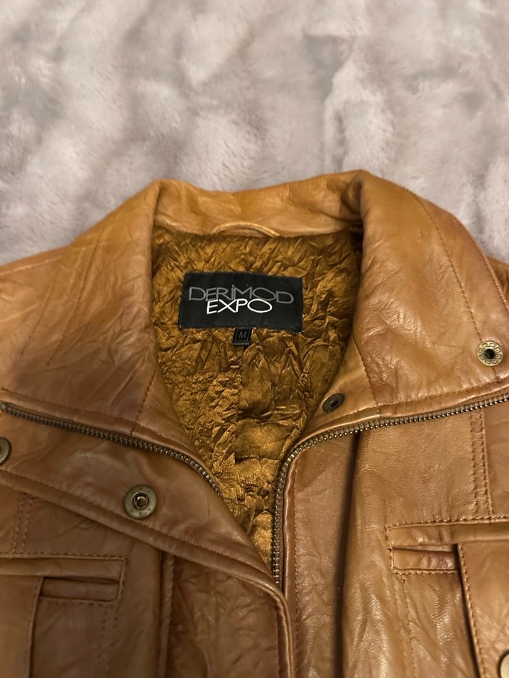 Çok az kullanılmış gerçek deri ceket - Görsel 2