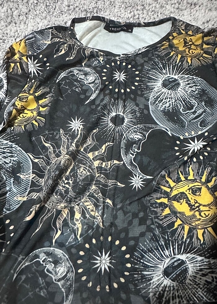 Desenli bluz - Görsel 3