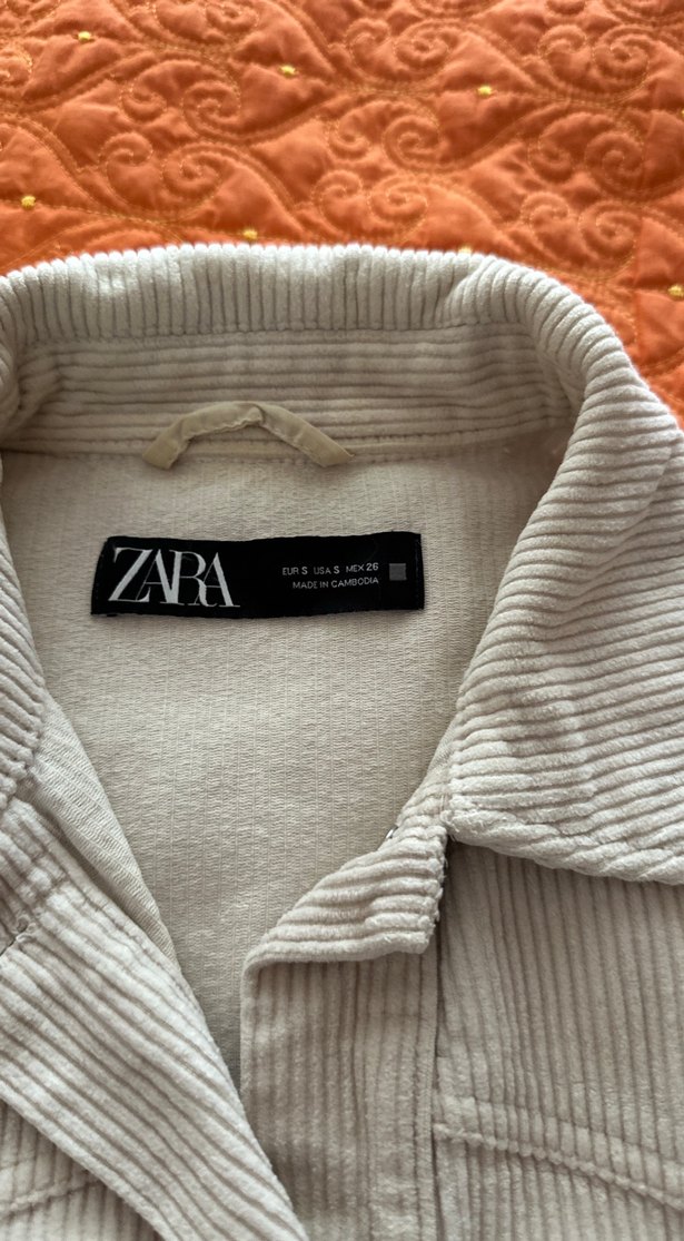 Bej Düğmeli Uzun Kollu Kadın Ceket - Görsel 2