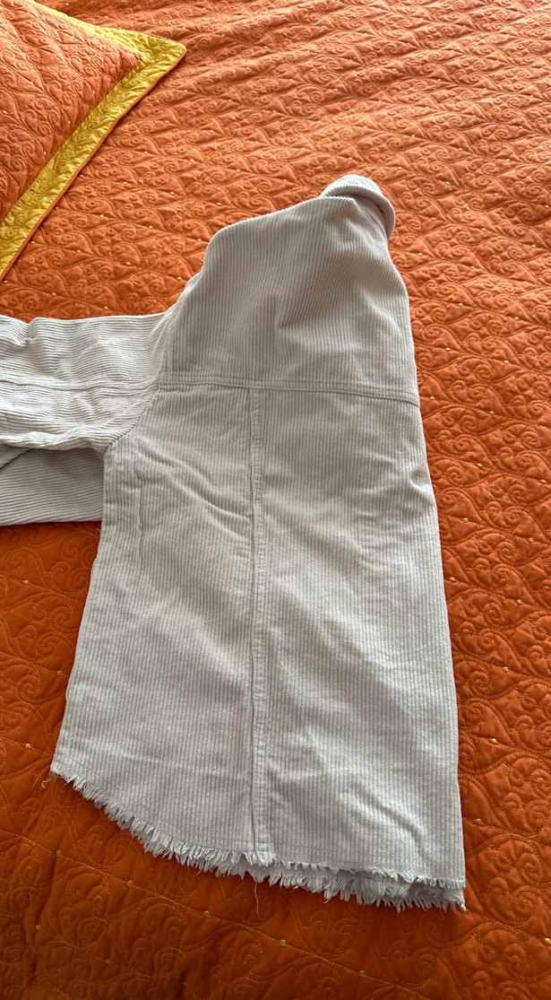 Bej Düğmeli Uzun Kollu Kadın Ceket - Görsel 3