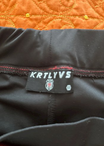 Kadın Siyah Streetwear Midi Tayt - Görsel 2