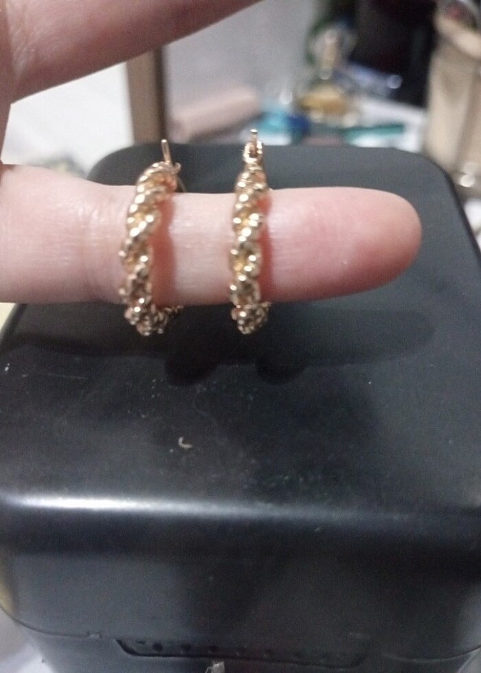 Burma Halka küpe (küçük boy)  - Görsel 2