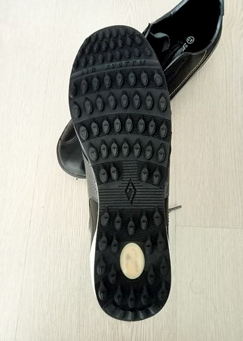 Siyah Erkek Spor Ayakkabı Bağcıkları - Görsel 3