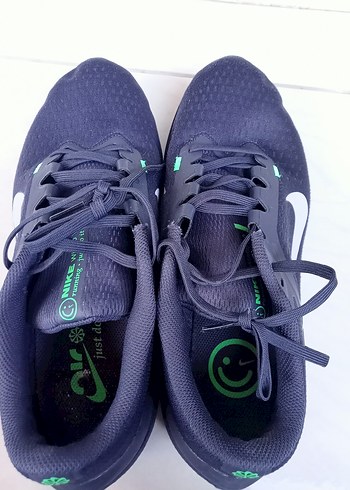 Nike Lacivert Spor Ayakkabı Velcro Detaylı