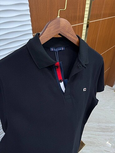 Tommy Hilfiger - Siyah Polo Yaka Tshirt
