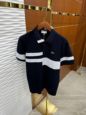 Lacoste - Lacivert Polo Yaka Tshirt