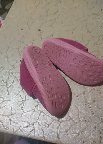 Kız Çocuk Pembe Nakışlı Sıcak Terlik - Görsel 3