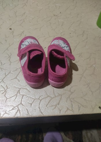 Kız Çocuk Pembe Nakışlı Sıcak Terlik - Görsel 4