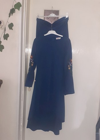 Mavi Nakışlı ikili takım