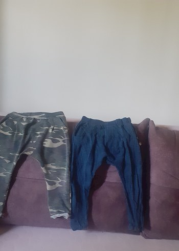 Erkek Çocuk Gri ve Mavi Bol Kesim Pantolon 2li fiyatı