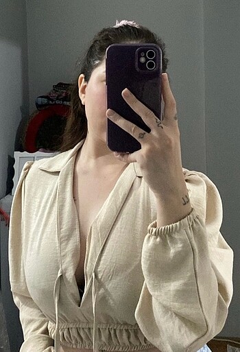 Crop gömlek