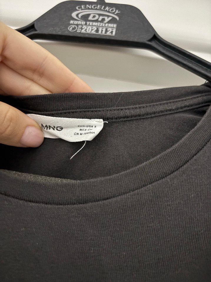 Siyah Taş Detaylı Kolsuz Mini Tişört mango - Görsel 2