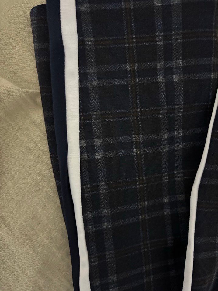 Zara kışlık ekoseli tayt - Görsel 2